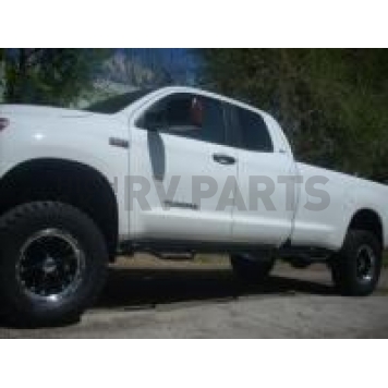 N-Fab Nerf Bar - Truck Wheel to Wheel Black Matte Textured Powder Coated Steel Round - T07107QC6X