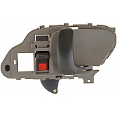 Help! By Dorman Interior Door Handle - Paddle Metal Gray Single - 77186CD