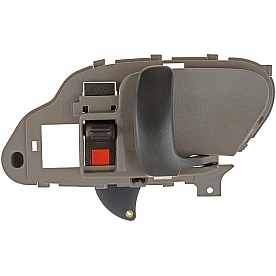 Help! By Dorman Interior Door Handle - Paddle Metal Gray Single - 77186CD
