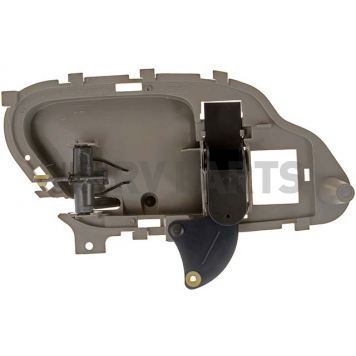 Help! By Dorman Interior Door Handle - Paddle Metal Gray Single - 77186CD-1
