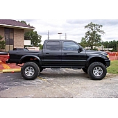 N-Fab Nerf Bar - Truck Wheel to Wheel Black Gloss Powder Coated Steel Round - T0277CC