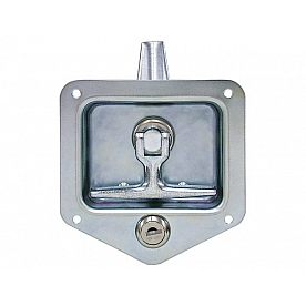 Buyers Products Door Latch Assembly - Aftermarket T-Handle Stainless Steel - L8815