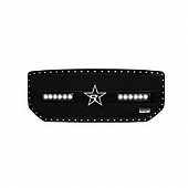 RBP (Rolling Big Power) Grille Insert - Black Stainless Steel Rectangular - 967211
