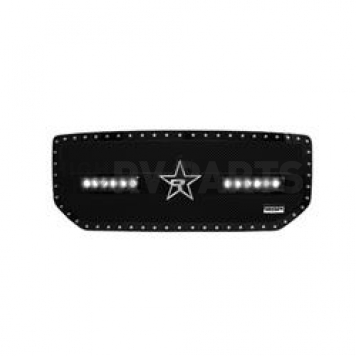 RBP (Rolling Big Power) Grille Insert - Black Stainless Steel Rectangular - 967211