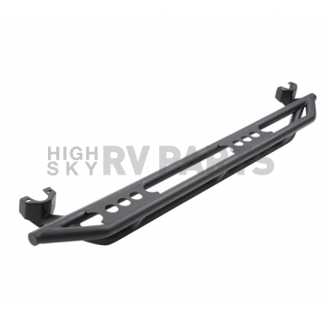 Smittybilt Rocker Panel Guard - Round Tube  Black Textured Powder Coated - 76634LT