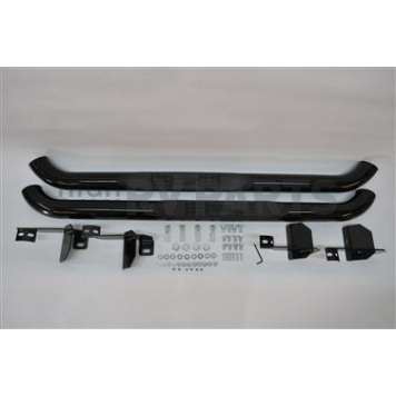 Black Mountain Nerf Bar 3 Inch Steel Round - ASNB3006B