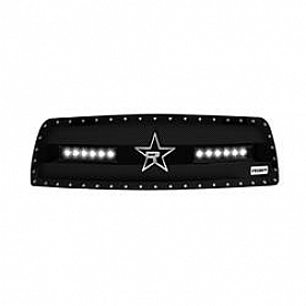 RBP (Rolling Big Power) Grille Insert - Black Stainless Steel Rectangular - 967460