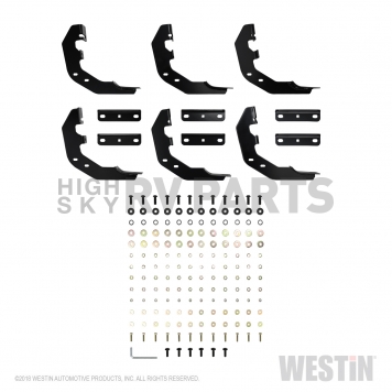 Westin Automotive Nerf Bar 6 Inch Black Powder Coated Steel - 2164095-4