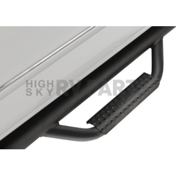 N-Fab Nerf Bar - Truck Wheel to Wheel Black Powder Coated Steel Round - D1992QC6-2