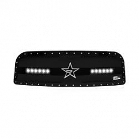 RBP (Rolling Big Power) Grille Insert - Black Stainless Steel Rectangular - 967463