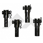 Crown Automotive Soft Top Disconnects Black Plastic Set Of 4 - RT26063