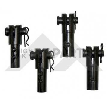 Crown Automotive Soft Top Disconnects Black Plastic Set Of 4 - RT26063