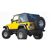 Rampage Soft Top Door Surround Black Plastic Driver And Passenger Side - 61099