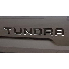 Recon Accessories Emblem - Tundra Lettering Tailgate - 264281BK