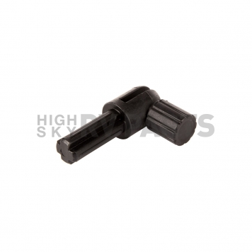 Rugged Ridge Soft Top Bow Knuckle Black Plastic Set Of 4 - 1351012-1