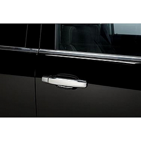 Putco Exterior Door Handle Cover - Silver ABS Plastic Chrome Plated - 400240