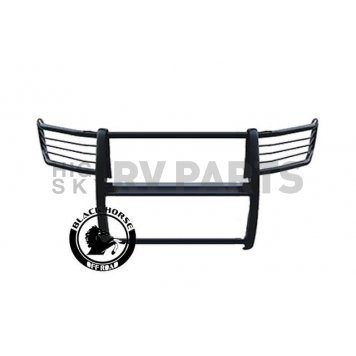 Black Horse Offroad Grille Guard 1-1/2 Inch Black Powder Coated Steel - 7A080202MA