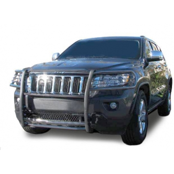Black Horse Offroad Grille Guard 1-1/2 Inch Black Powder Coated Steel - 7A080202MA-3