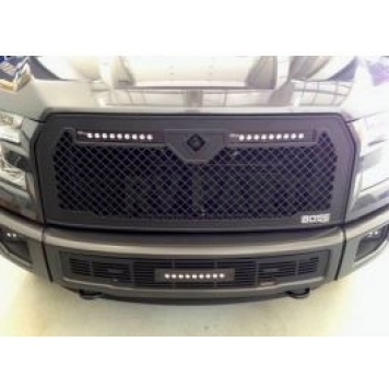 Putco Grille Insert - Black Powder Coated Aluminum Rectangular - 270546BL
