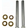 Help! By Dorman Hinge Pin and Bushing Kit - Steel - 38485