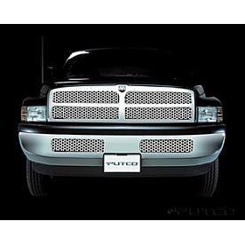 Putco Grille Insert - Polished Stainless Steel Rectangular - 84103