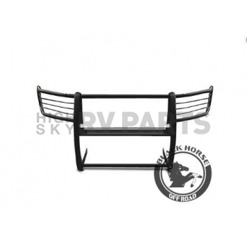 Black Horse Offroad Grille Guard 1-1/2 Inch Black Powder Coated Steel - 17DG111MA