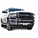Black Horse Offroad Grille Guard 1-1/2 Inch Black Powder Coated Steel - 17DG111MA