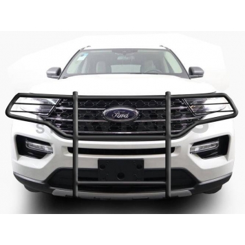 Black Horse Offroad Grille Guard 1-1/2 Inch Black Powder Coated Steel - 17FJ31MA-4
