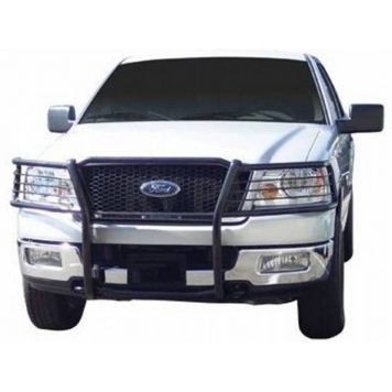 Black Horse Offroad Grille Guard 1-1/2 Inch Black Powder Coated Steel - 17FP28MA-2