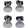Help! By Dorman Hinge Pin and Bushing Kit - Steel - 38431