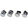Help! By Dorman Hinge Pin and Bushing Kit - Steel - 38431