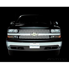 Putco Grille Insert - Polished Stainless Steel Rectangular - 84108