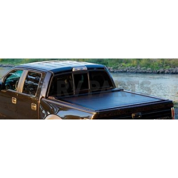 Pace Edwards Tonneau Cover Hard Manual Retractable Black Matte Aluminum - SWC0303