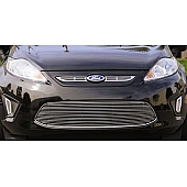 T-Rex Truck Products Grille Insert - Horizontal Bar Trapezoid Polished Aluminum - 21588