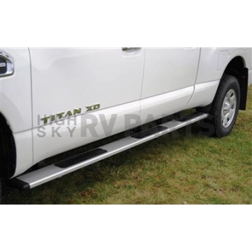 Owens Products Running Board - Truck Wheel To Wheel Nickel Textured Powder Coated Aluminum - OC51107N01