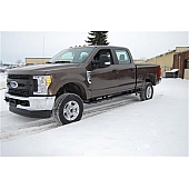 Owens Products Running Board - Truck Wheel To Wheel Black Textured Powder Coated Aluminum - OC51113B01