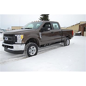 Owens Products Running Board - Truck Wheel To Wheel Black Textured Powder Coated Aluminum - OC51113B01