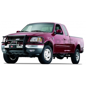 Warn Brush Guard Tubular Powder Coated Black Steel - 66405