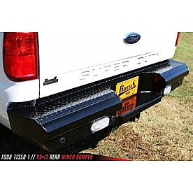 Fab Fours Bumper 1-Piece Design Steel Black - FS08T13501