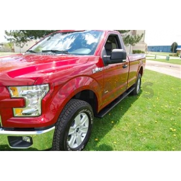 Owens Products Running Board - Truck Wheel To Wheel Black Textured Powder Coated Aluminum - OC5190B01