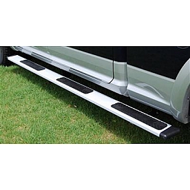 Owens Products Running Board - Truck Wheel To Wheel Nickel Textured Powder Coated Aluminum - OC5197N01