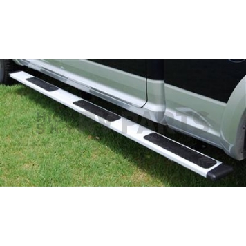 Owens Products Running Board - Truck Wheel To Wheel Nickel Textured Powder Coated Aluminum - OC5197N01