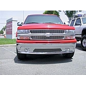 T-Rex Truck Products Grille Insert - Vertical Bar Rectangular Polished Aluminum - 30075