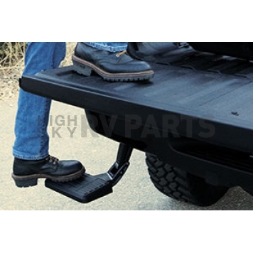 Amp Research Step Truck 300 Pound Capacity Aluminum - 7530501A-7