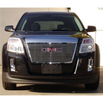 T-Rex Truck Products Grille Insert - Horizontal Bar Trapezoid Polished Aluminum - 21153