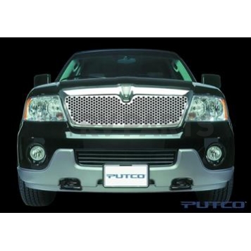 Putco Grille Insert - Polished Stainless Steel Rectangular - 84117