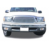 T-Rex Truck Products Grille Insert - Horizontal Bar Trapezoid Polished Aluminum - 20887