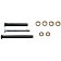 Help! By Dorman Hinge Pin and Bushing Kit - Steel - 38381