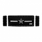 RBP (Rolling Big Power) Grille Insert - Black Stainless Steel Rectangular - 967563