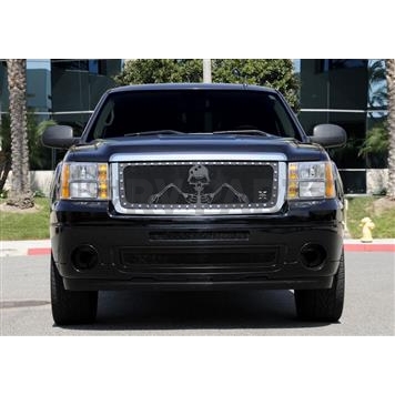 T-Rex Truck Products Grille Insert - Mesh Rectangular Flat Black Steel - 7112056